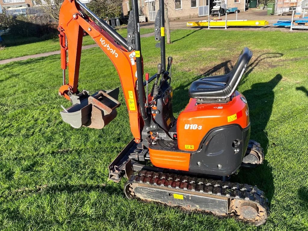 Minibagger van het type Kubota U10-3 minigraafmachine slechts 790 uur, Gebrauchtmaschine in Kwintsheul (Foto 1)