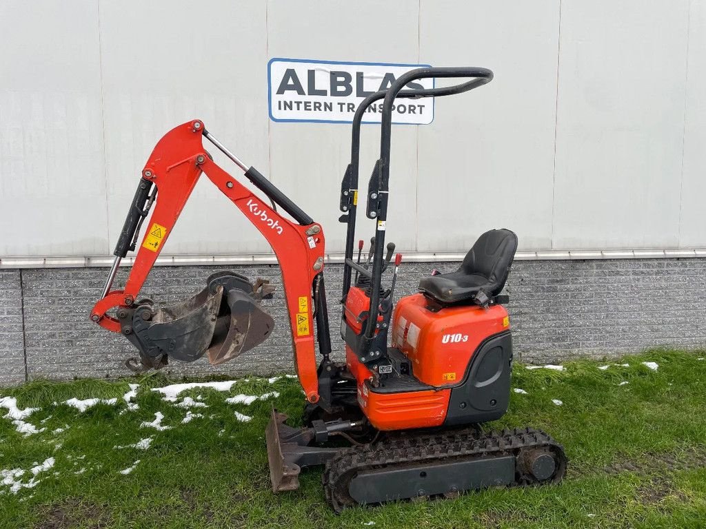 Minibagger типа Kubota U10-3 minigraafmachine van 2019, Gebrauchtmaschine в Kwintsheul (Фотография 1)