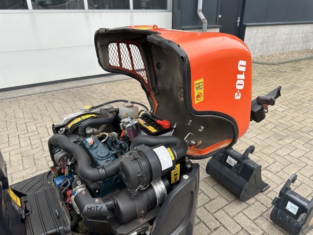 Minibagger des Typs Kubota U10-3 Minigraver Diesel Graafmachine 2021 ! 690 uur ! As New !, Gebrauchtmaschine in VEEN (Bild 3)
