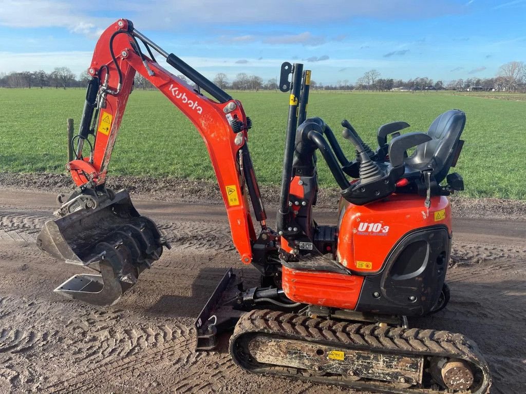 Minibagger Türe ait Kubota U10-3 Minigraver Graafmachine MARGE, Gebrauchtmaschine içinde Lunteren (resim 1)
