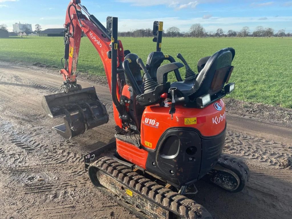 Minibagger Türe ait Kubota U10-3 Minigraver Graafmachine MARGE, Gebrauchtmaschine içinde Lunteren (resim 2)