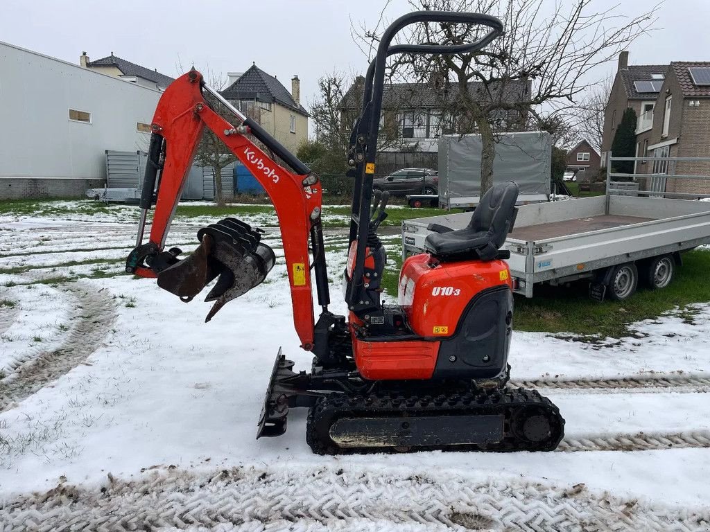 Minibagger des Typs Kubota U10-3 minigraver, Gebrauchtmaschine in Kwintsheul (Bild 11)