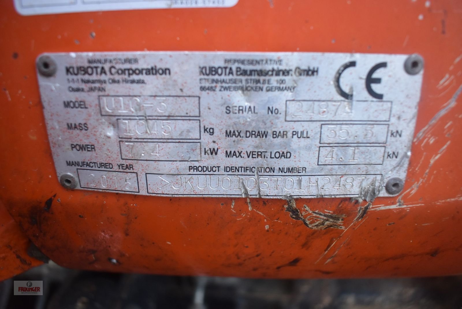 Minibagger a típus Kubota U10-3, Gebrauchtmaschine ekkor: Putzleinsdorf (Kép 10)