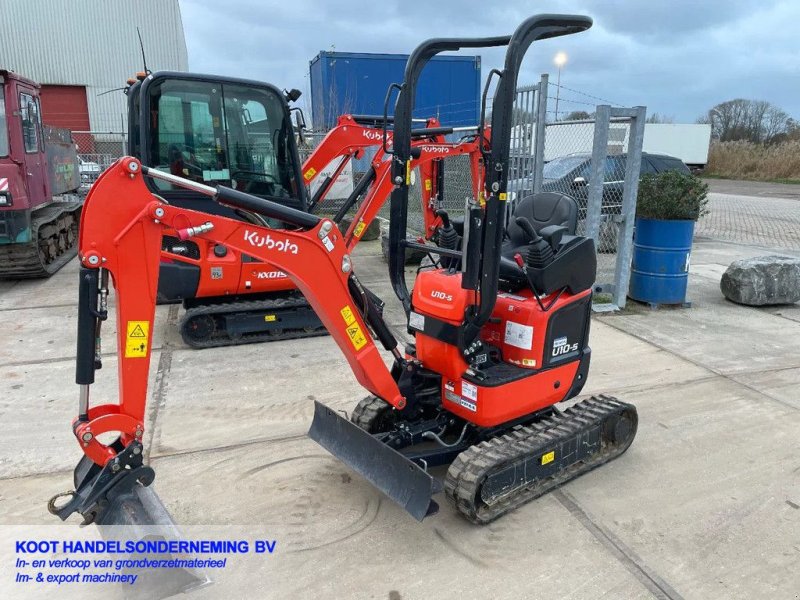 Minibagger van het type Kubota U10-5 350 uur! 4 Bakken!, Gebrauchtmaschine in Nieuwerkerk aan den IJssel