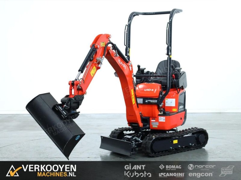 Minibagger van het type Kubota U10-5 + Compacttilt CT1 kantelstuk S30, Neumaschine in Vessem (Foto 1)