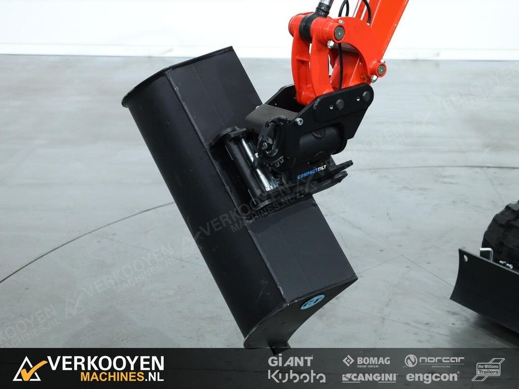 Minibagger del tipo Kubota U10-5 + Compacttilt CT1 kantelstuk S30, Neumaschine In Vessem (Immagine 4)