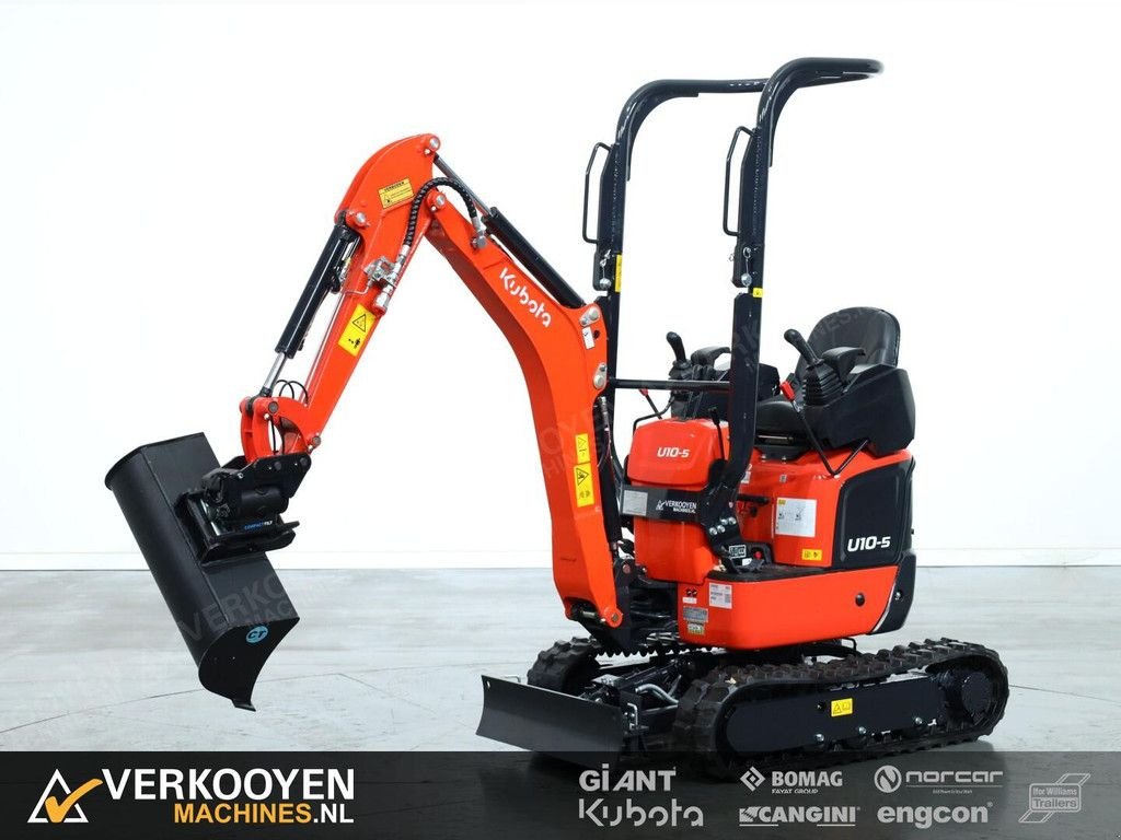 Minibagger del tipo Kubota U10-5 + Compacttilt CT1 kantelstuk S30, Neumaschine In Vessem (Immagine 5)