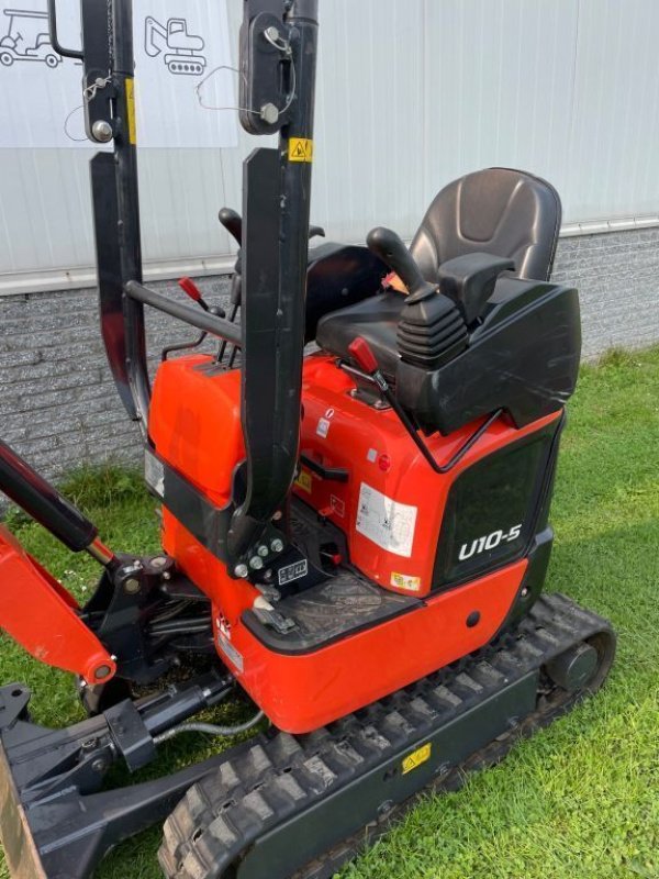 Minibagger des Typs Kubota U10-5 gaafmachine minigraver met bakken 2022 met 455 uur, Gebrauchtmaschine in Kwintsheul (Bild 4)