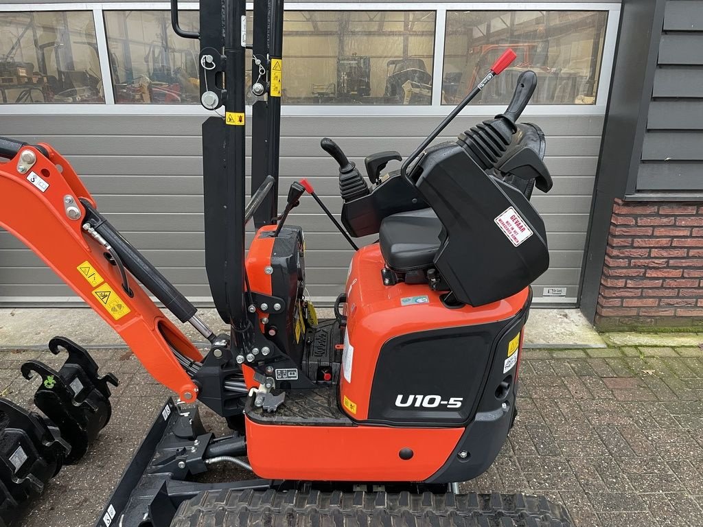 Minibagger des Typs Kubota U10 -5 minigraver NIEUW &euro;360 LEASE, Neumaschine in Neer (Bild 9)