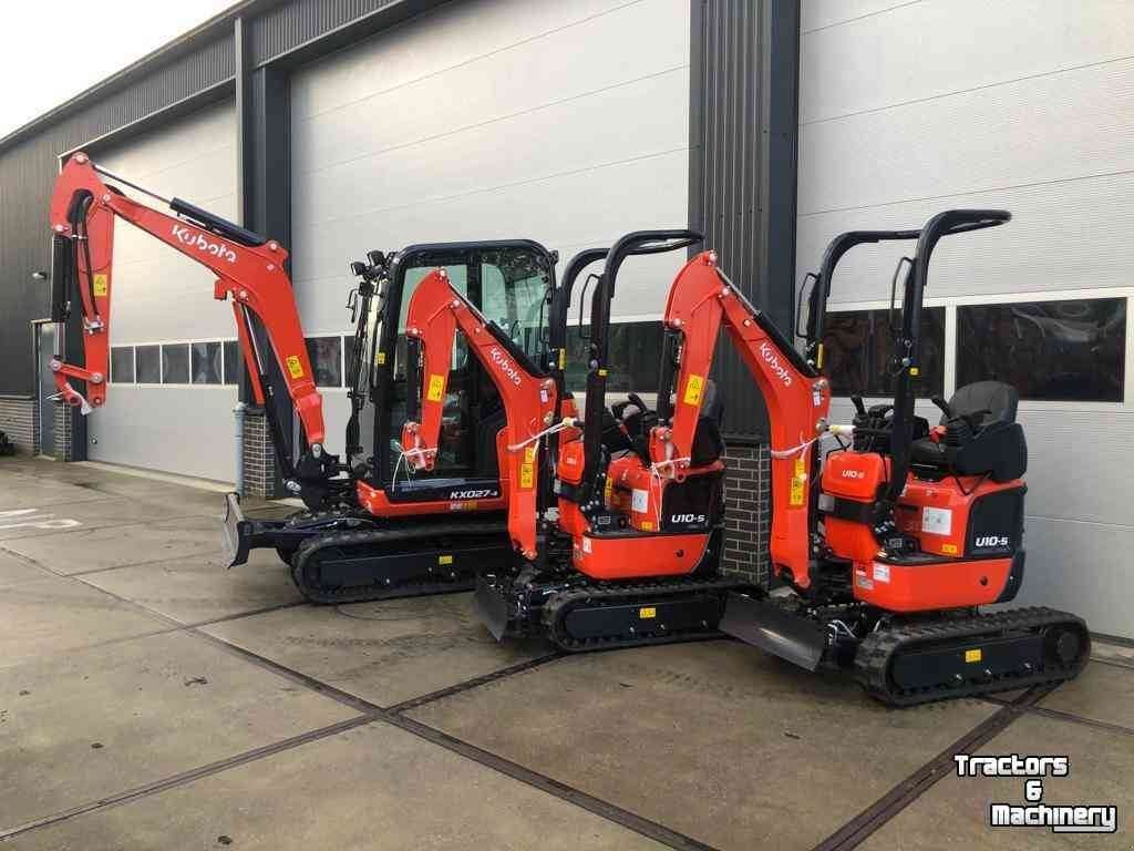 Minibagger des Typs Kubota U10-5 minigraver, Gebrauchtmaschine in Zevenaar (Bild 1)