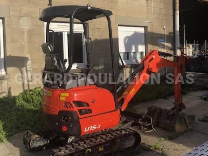 Minibagger del tipo Kubota U15-3 VHG Canopy 1T5  sur chenilles, Gebrauchtmaschine en Bourron Marlotte (Imagen 1)
