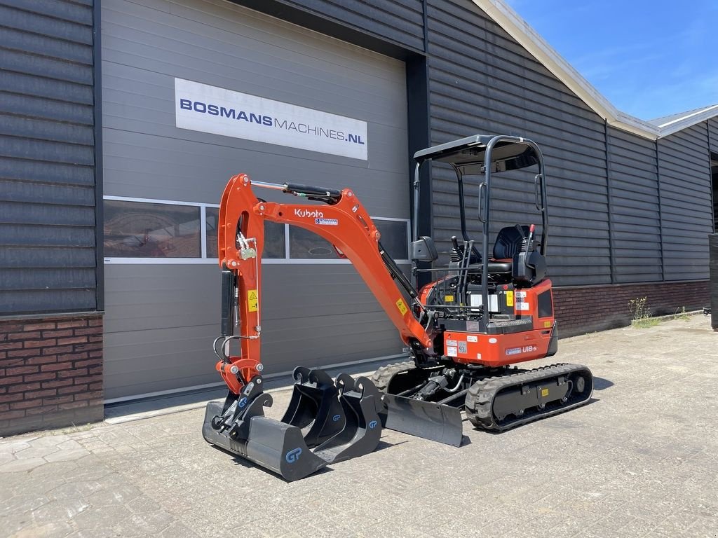 Minibagger des Typs Kubota U18-5 HI minigraver NIEUW &euro;395 LEASE, Neumaschine in Neer (Bild 4)