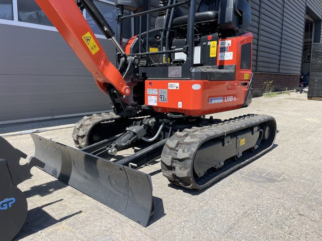 Minibagger des Typs Kubota U18-5 HI minigraver NIEUW &euro;395 LEASE, Neumaschine in Neer (Bild 8)
