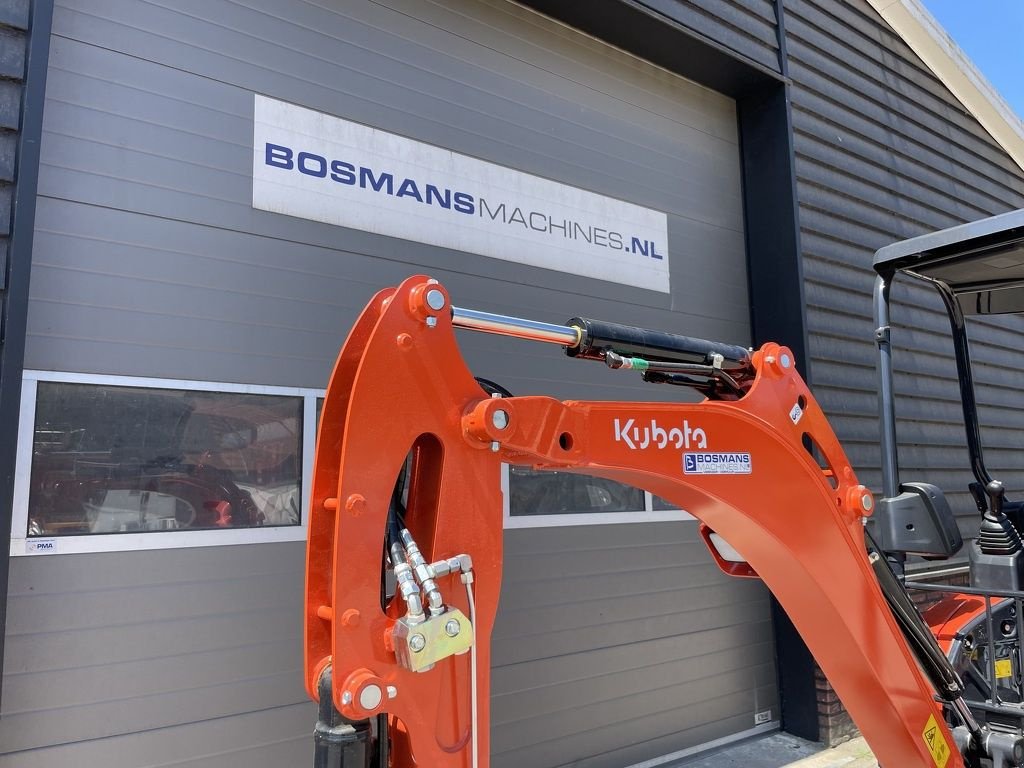 Minibagger des Typs Kubota U18-5 HI minigraver NIEUW &euro;395 LEASE, Neumaschine in Neer (Bild 9)