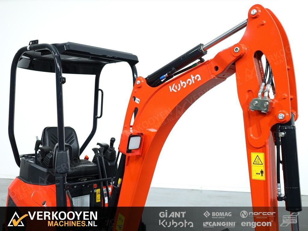 Minibagger des Typs Kubota U18-5 Hi Spec, Neumaschine in Vessem (Bild 8)