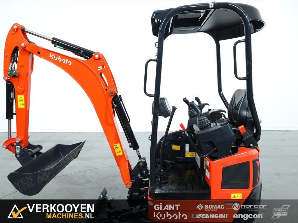 Minibagger des Typs Kubota U18-5 Hi Spec, Neumaschine in Vessem (Bild 11)