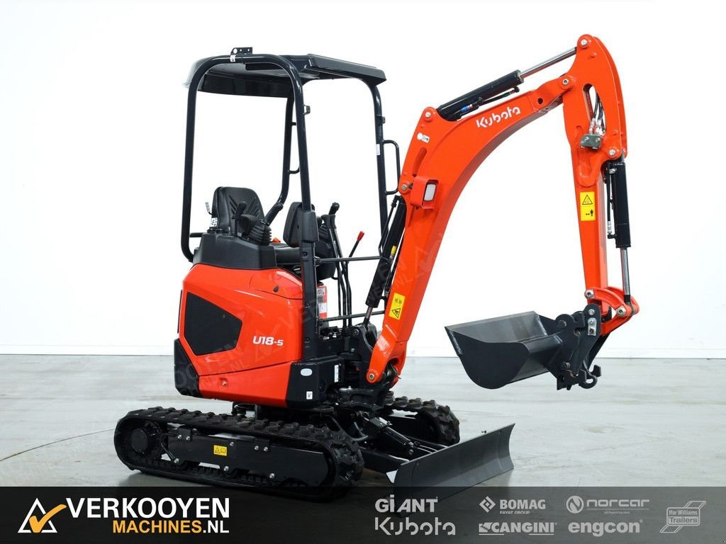 Minibagger des Typs Kubota U18-5 Hi Spec, Neumaschine in Vessem (Bild 7)