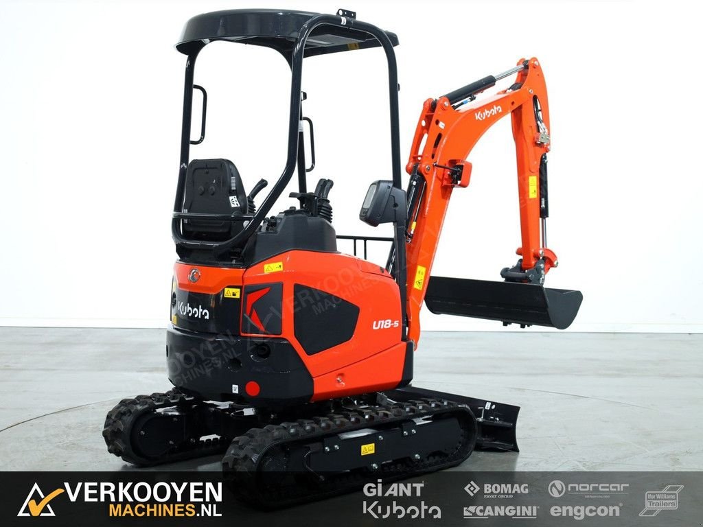 Minibagger des Typs Kubota U18-5 Hi Spec, Neumaschine in Vessem (Bild 5)