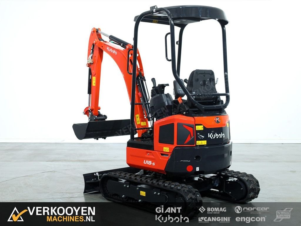 Minibagger des Typs Kubota U18-5 Hi Spec, Neumaschine in Vessem (Bild 3)