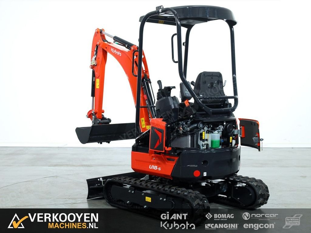 Minibagger des Typs Kubota U18-5 Hi Spec, Neumaschine in Vessem (Bild 4)