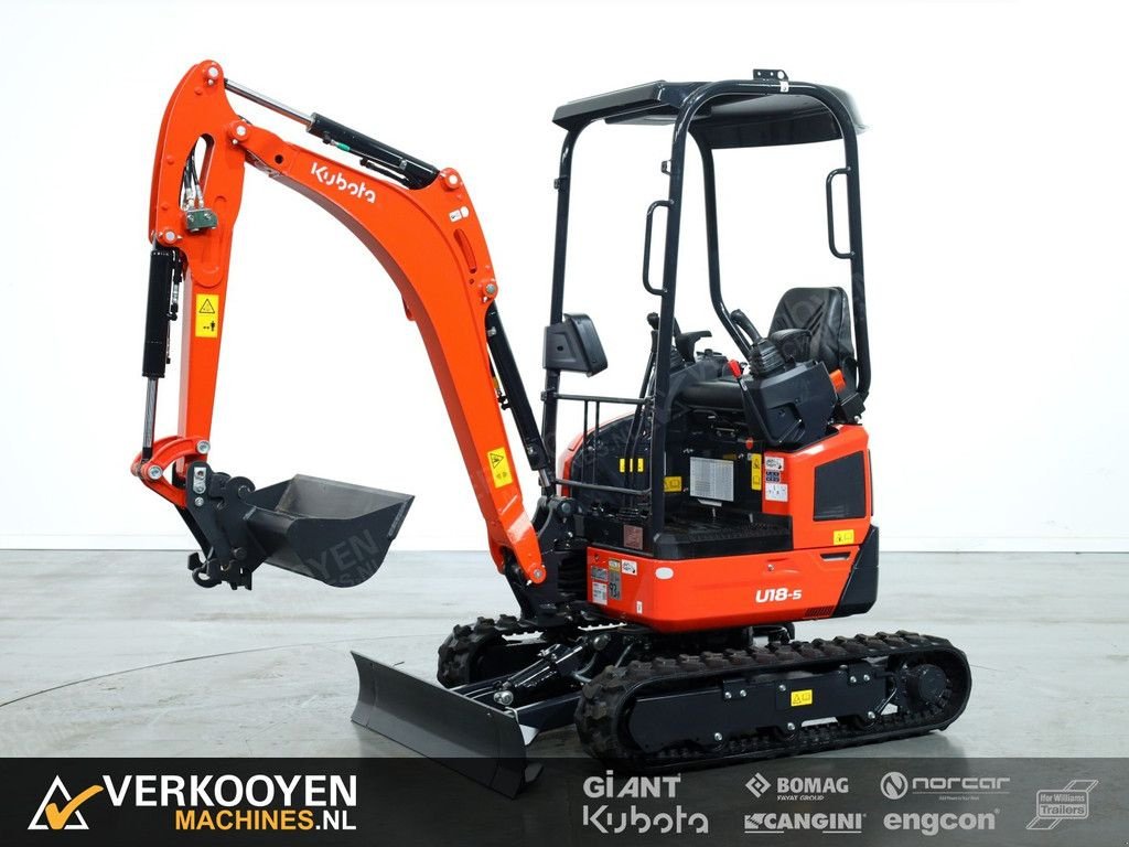 Minibagger des Typs Kubota U18-5 Hi Spec, Neumaschine in Vessem (Bild 1)