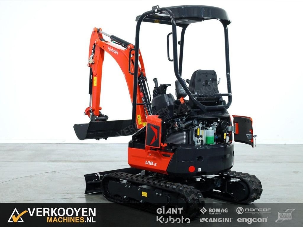Minibagger типа Kubota U18-5 Hi Spec, Neumaschine в Vessem (Фотография 4)