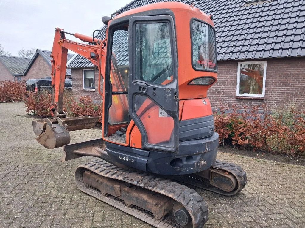 Minibagger du type Kubota U25-3 minigraver 2 bakjes, Gebrauchtmaschine en Lunteren (Photo 8)