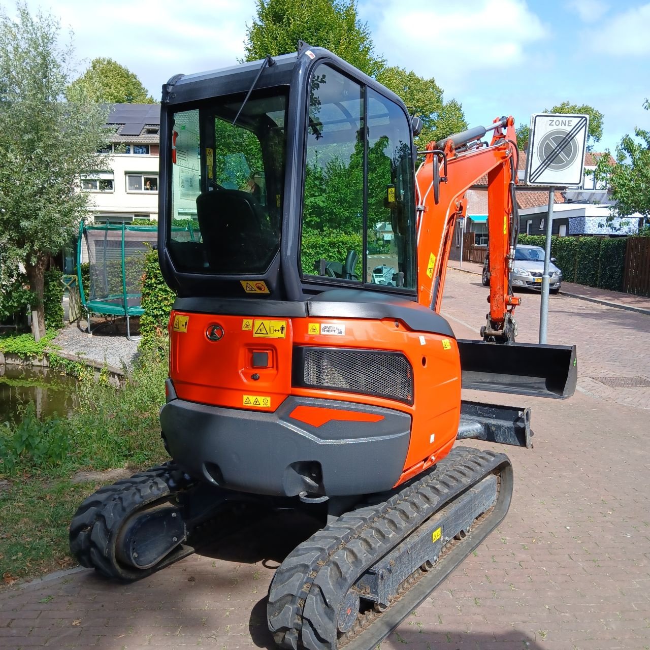 Minibagger Türe ait Kubota U27-4., Gebrauchtmaschine içinde Alblasserdam (resim 3)