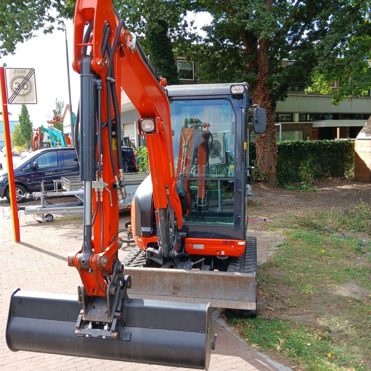 Minibagger Türe ait Kubota U27-4., Gebrauchtmaschine içinde Alblasserdam (resim 5)