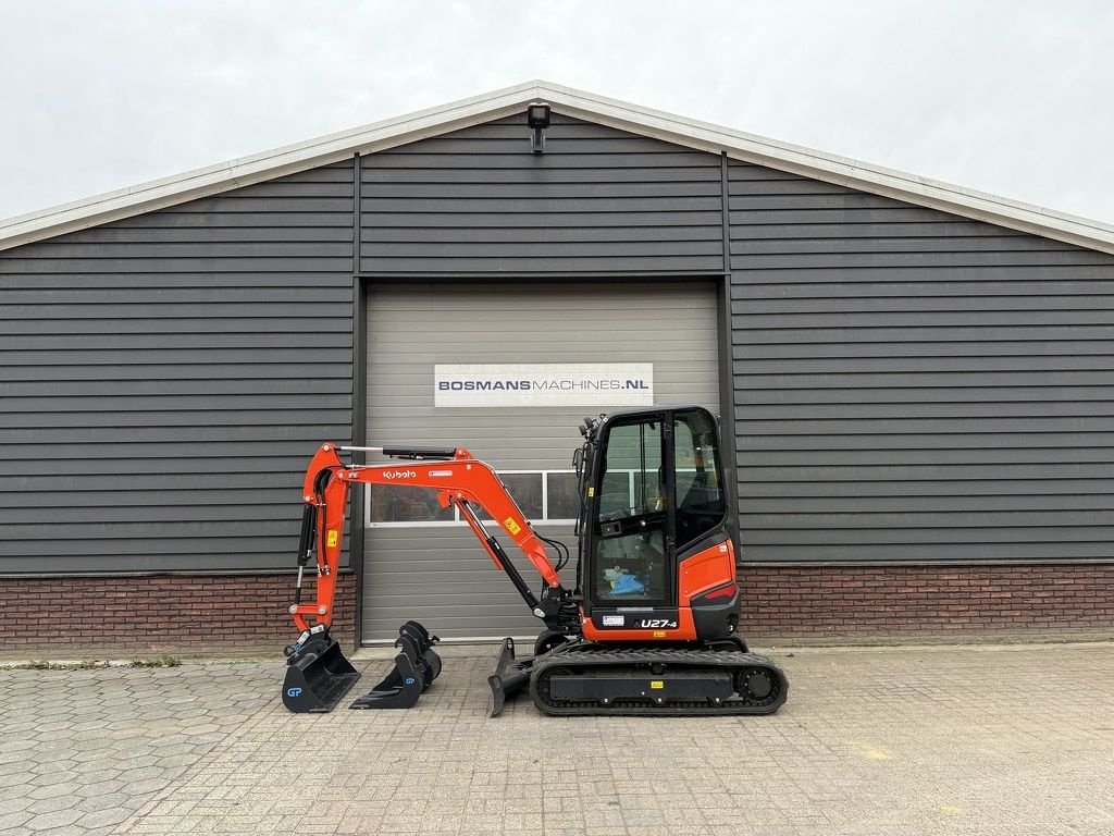 Minibagger des Typs Kubota U27 hi-spec minigraver NIEUW &euro;615 LEASE, Neumaschine in Neer (Bild 1)