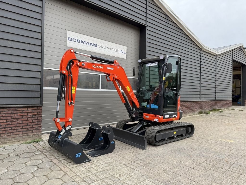 Minibagger des Typs Kubota U27 hi-spec minigraver NIEUW &euro;615 LEASE, Neumaschine in Neer (Bild 5)