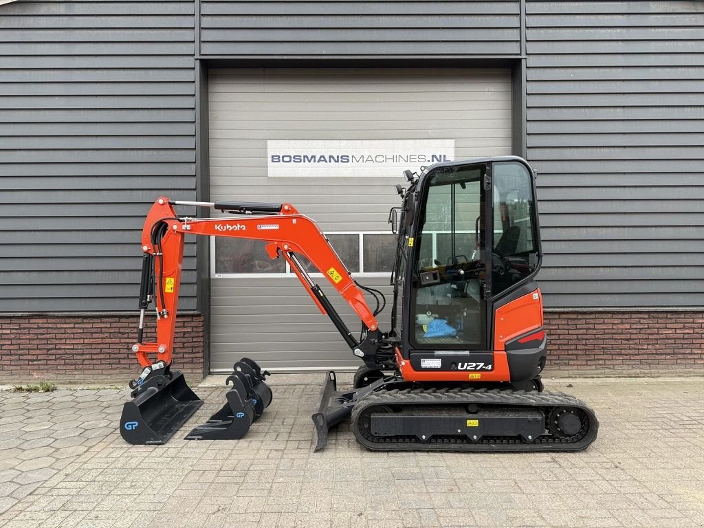 Minibagger des Typs Kubota U27 hi-spec minigraver NIEUW &euro;615 LEASE, Neumaschine in Neer (Bild 4)