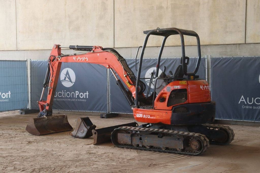 Minibagger typu Kubota U35-3a3, Gebrauchtmaschine v Antwerpen (Obrázek 3)