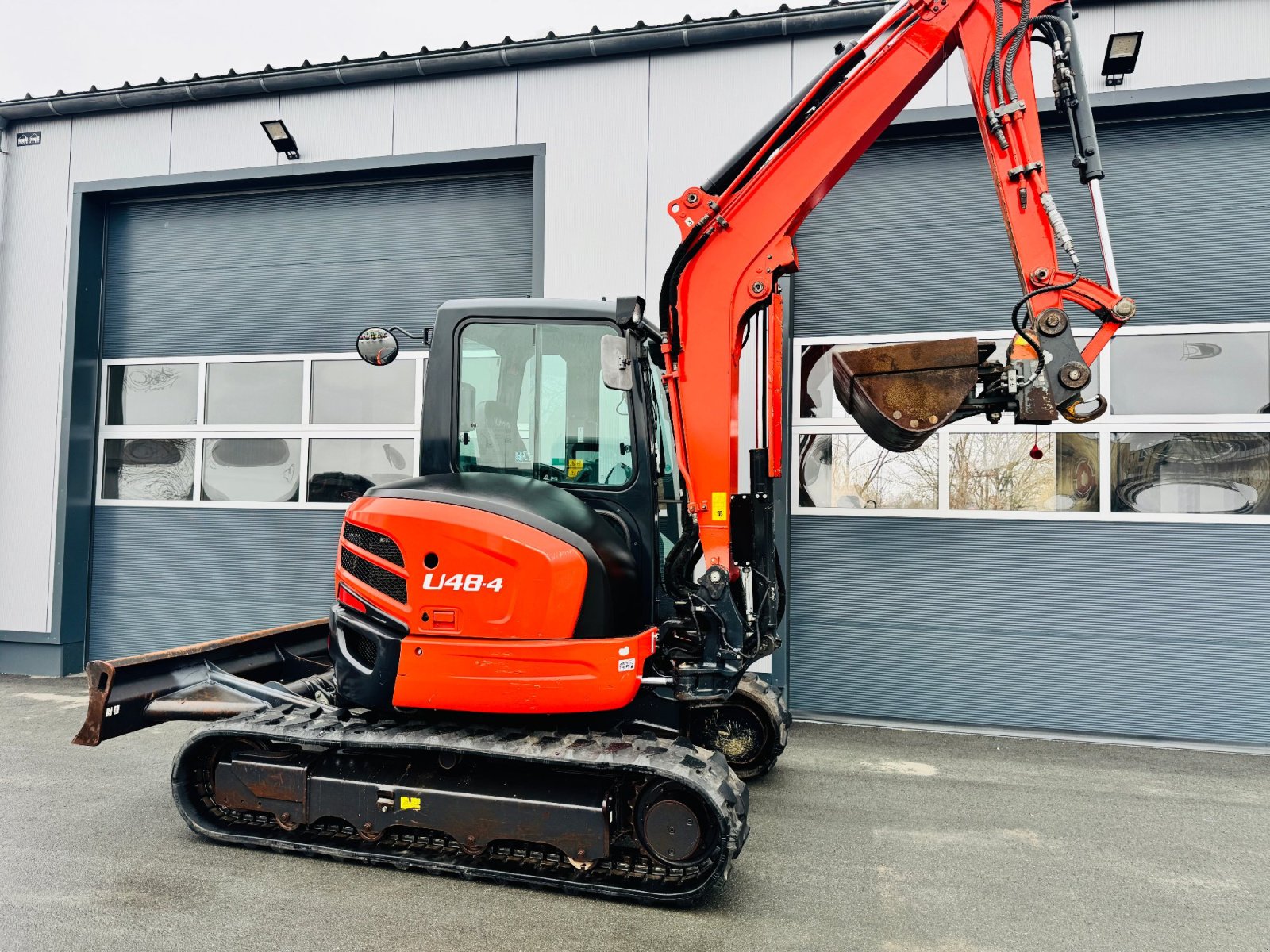 Minibagger del tipo Kubota U48-4 - 1. HAND, Gebrauchtmaschine en Falkenstein (Imagen 4)