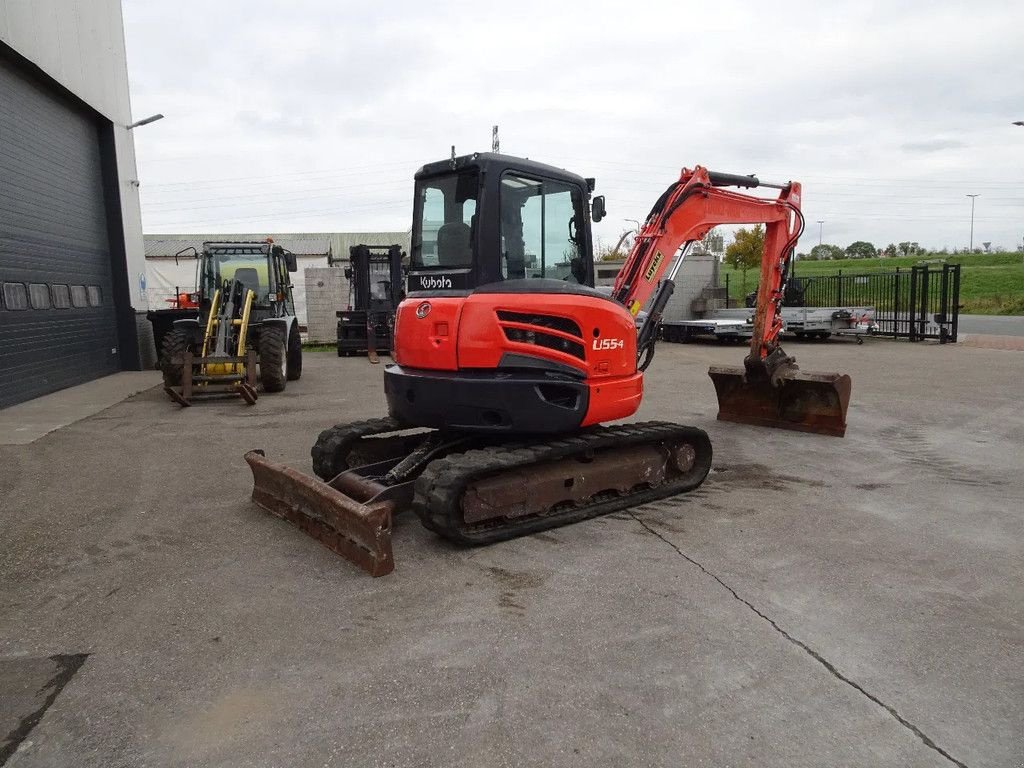 Minibagger des Typs Kubota U55-4, Gebrauchtmaschine in Zutphen (Bild 3)