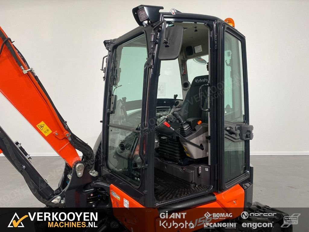 Minibagger del tipo Kubota U56-5 Minigraver, Neumaschine en Vessem (Imagen 10)