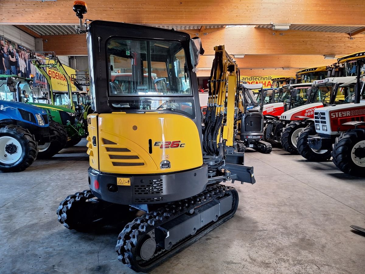 Minibagger Türe ait New Holland E 26 C, Neumaschine içinde Burgkirchen (resim 4)