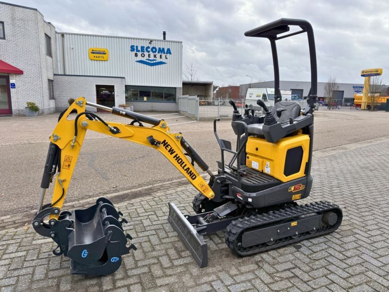 Minibagger du type New Holland E12D Minigraver, Neumaschine en BOEKEL (Photo 1)