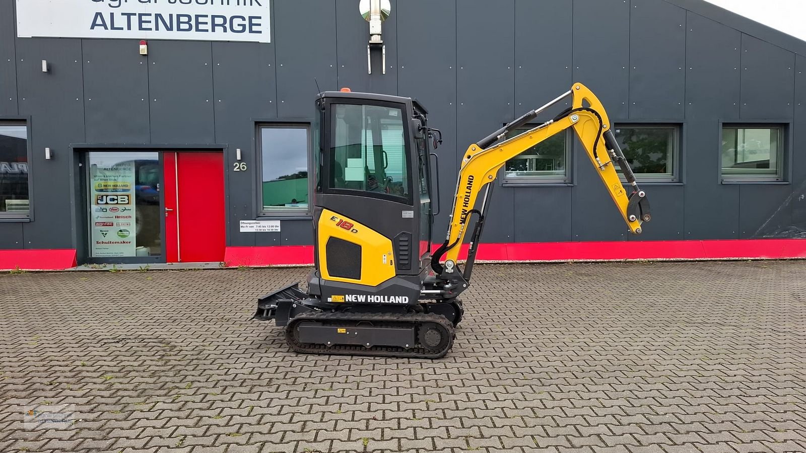 Minibagger του τύπου New Holland E18 D // Eurocomach, Neumaschine σε Altenberge (Φωτογραφία 1)