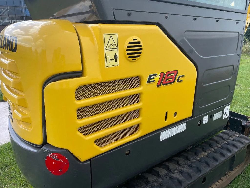 Minibagger Türe ait New Holland E18C graafmachine Yanmar met 670 uur nieuwstaat! met Sloopsortee, Gebrauchtmaschine içinde Kwintsheul (resim 10)