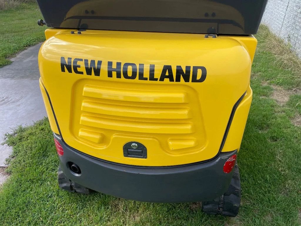 Minibagger Türe ait New Holland E18C graafmachine Yanmar met 670 uur nieuwstaat! met Sloopsortee, Gebrauchtmaschine içinde Kwintsheul (resim 9)