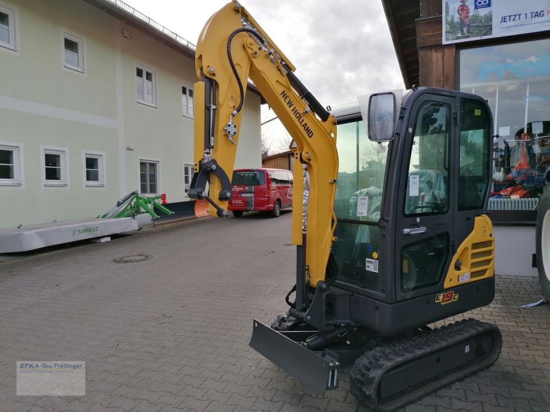 Minibagger des Typs New Holland E19C, Neumaschine in Obing