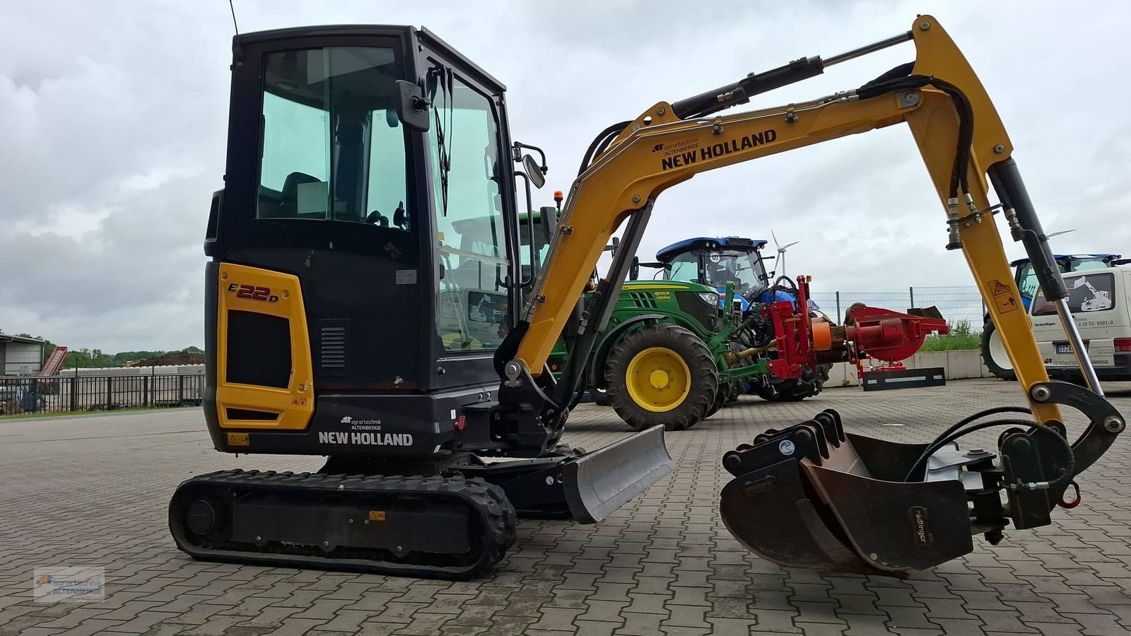 Minibagger Türe ait New Holland E22D / Eurocomach, Vorführmaschine içinde Altenberge (resim 7)