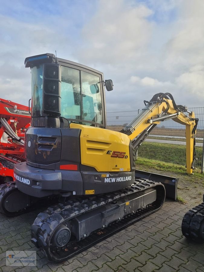 Minibagger Türe ait New Holland E55D, Neumaschine içinde Altenberge (resim 3)