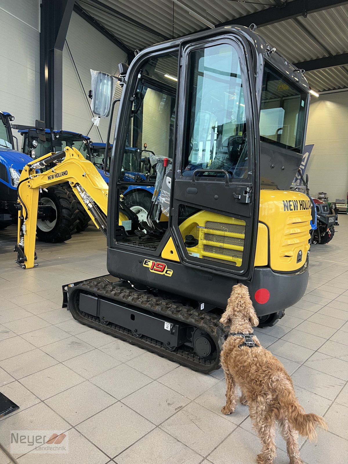 Minibagger Türe ait New Holland EC19C, Neumaschine içinde Bad Waldsee Mennisweiler (resim 5)