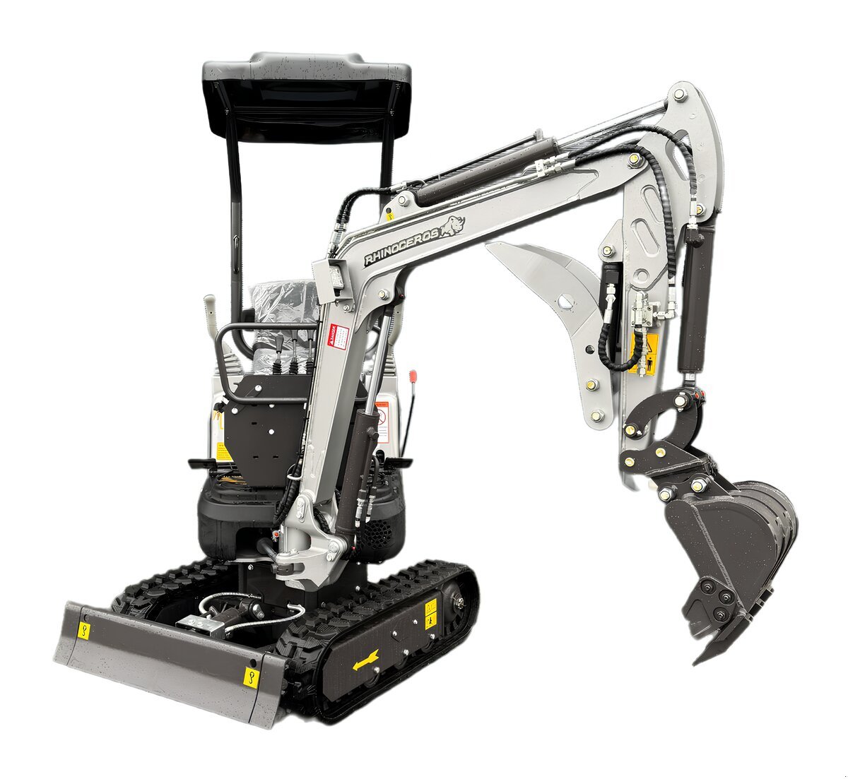 Minibagger del tipo Rhinoceros KS10-8 Mini-Bagger - Kompakt, leistungsstark 10 PS | 1 Zylinder - Motor, Neumaschine en Arbing (Imagen 4)