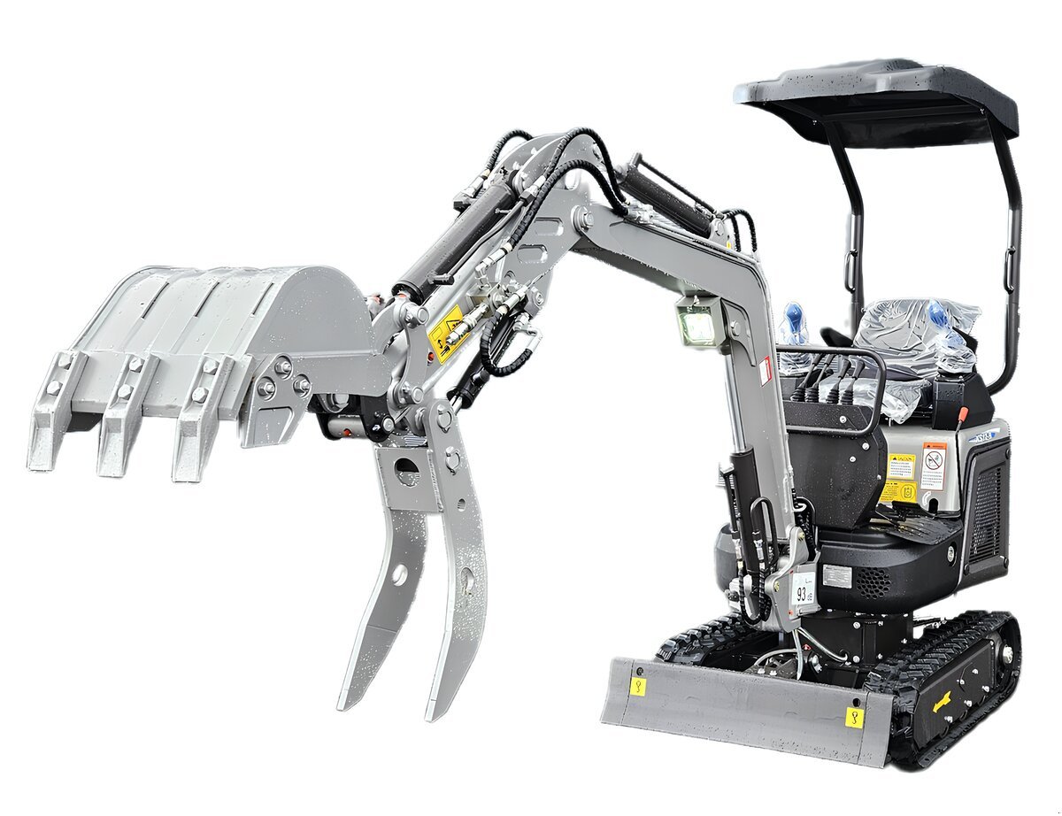 Minibagger des Typs Rhinoceros KS12-9 – Kompakt, Stark, 14 PS Kubota Motor, Neumaschine in Arbing (Bild 2)