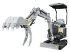 Minibagger des Typs Rhinoceros KS12-9 – Kompakt, Stark, 14 PS Kubota Motor, Neumaschine in Arbing (Bild 2)