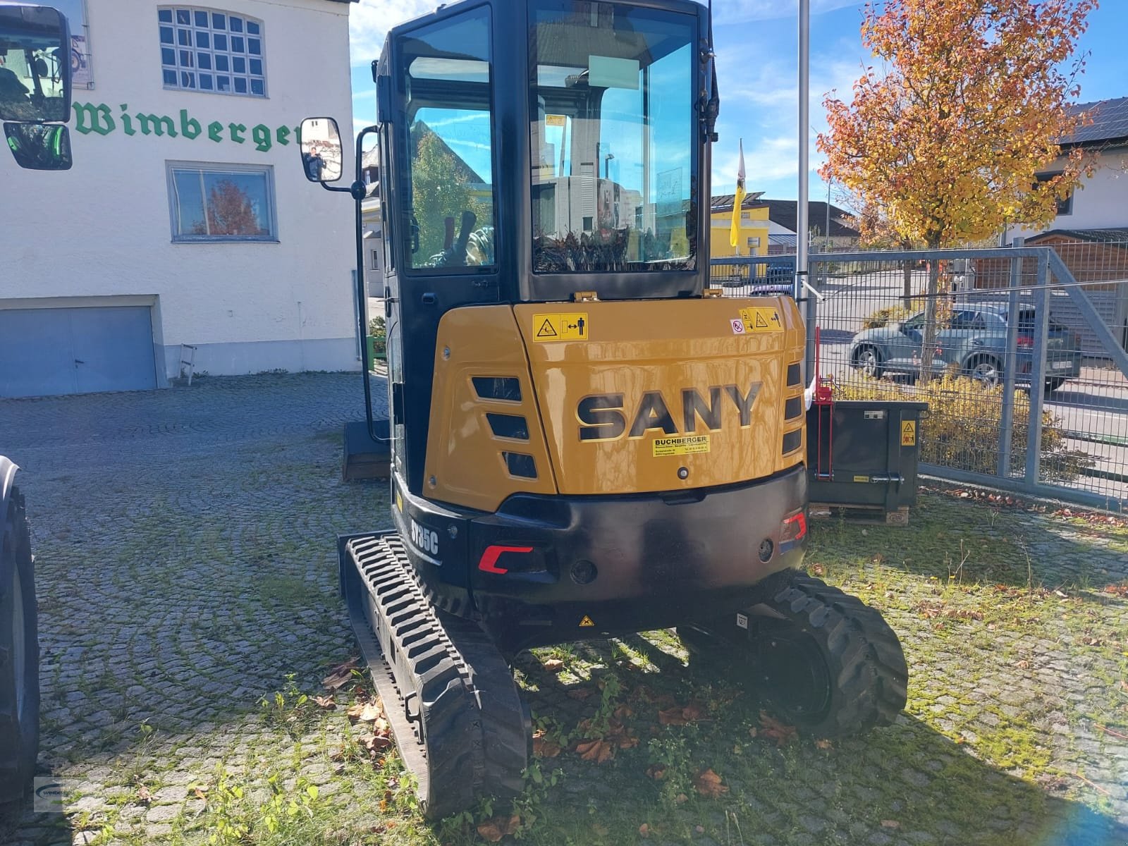 Minibagger Türe ait SANY SY35C Mietmaschine, Neumaschine içinde Frontenhausen (resim 2)