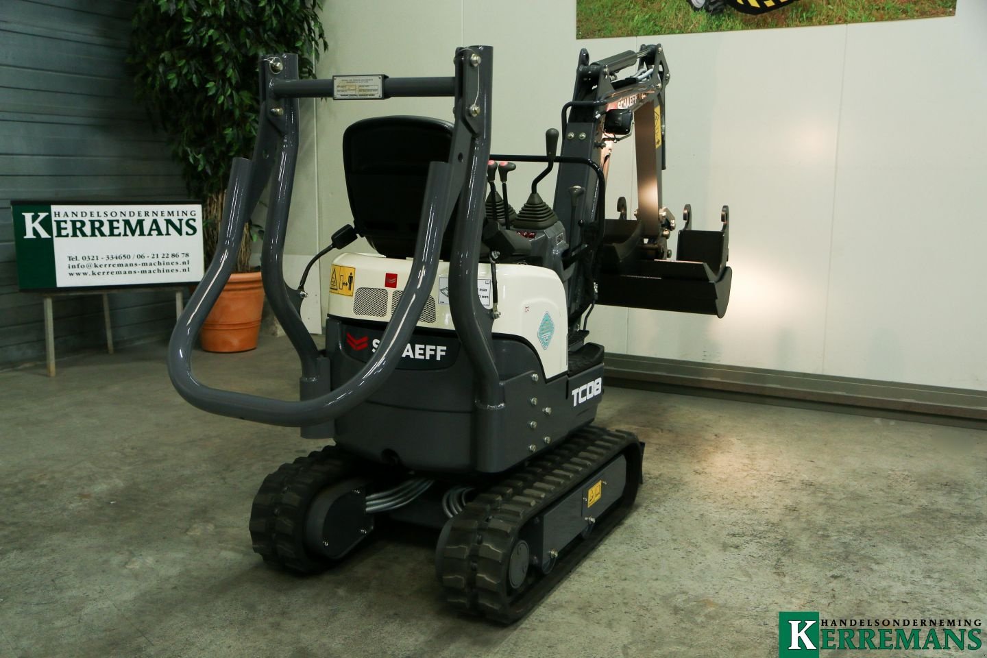 Minibagger Türe ait Schaeff TC08, Neumaschine içinde Dronten (resim 7)